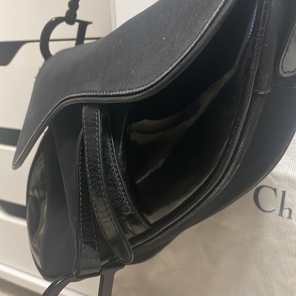 Vintage Christian Dior Saddle Bag w/duster - Picture 6 of 11